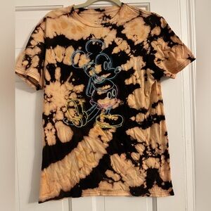 Mickey Mouse bleached dyed tee!